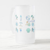 Beach Life Thunder_Cove Mattglas Bierglas (Vorderseite Links)