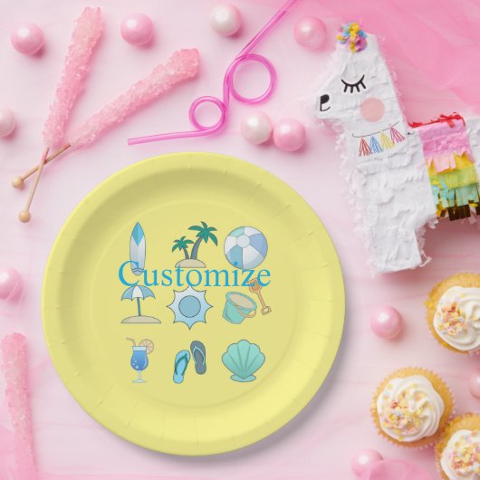 Beach Life Thunder_Cove Pappteller (Party)