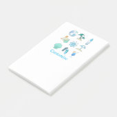 Beach Life Thunder_Cove Post-it Klebezettel (angewinkelt)