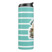 Beach Life Tropical Lighthouse Thermosbecher (Nach links gedreht)