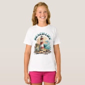 Beach Life | Tropischer Strand und Leuchtturm T-Shirt (Vorne ganz)