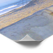 Beach & Lifegaurd 13 Print Poster (Ecke)