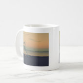 Beach Lifeguard Tower Sunset  Kaffeetasse (Vorderseite Links)