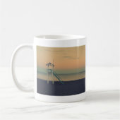 Beach Lifeguard Tower Sunset  Kaffeetasse (Links)