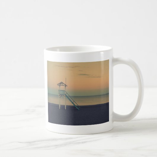 Beach Lifeguard Tower Sunset  Kaffeetasse (Rechts)