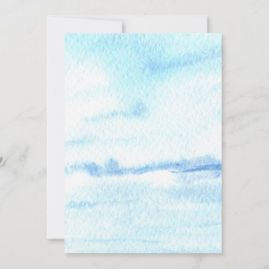 Beach Lighthouse Nautical Themed Brautparty Einladung (Rückseite)