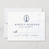 Beach Lighthouse | Nautical Wedding Navy UAWG