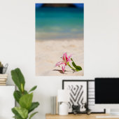 Beach Lily 24x36 Art Print Poster (Heimbüro)