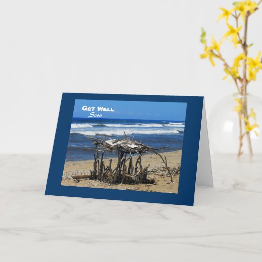 Beach Ling-Two, gut machen Karte (Gelbe Blume)