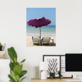 Beach Lounge Poster (Heimbüro)