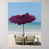 Beach Lounge Poster (Vorne)