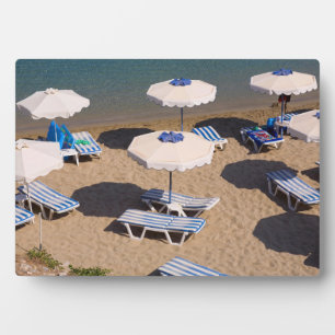 Beach Lounge Rhodos, Dodecanese Islands, Grieche Fotoplatte