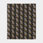 Beach Lounges Skeleton Halloween Fleecedecke (Vorderseite)