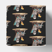 Beach Lounges Skeleton Halloween Geschenkschachtel (Oben)