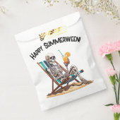 Beach Lounges Skeleton Halloween Geschenktütchen (Versiegelt)