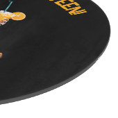 Beach Lounges Skeleton Halloween Schneidebrett (Ecke)