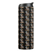 Beach Lounges Skeleton Halloween Thermosbecher (Nach links gedreht)