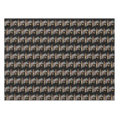 Beach Lounges Skeleton Halloween Tischdecke (Vorderseite (Horizontal))