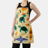 Beach Lover All-Over Print Apron Gift Schürze (InSitu)