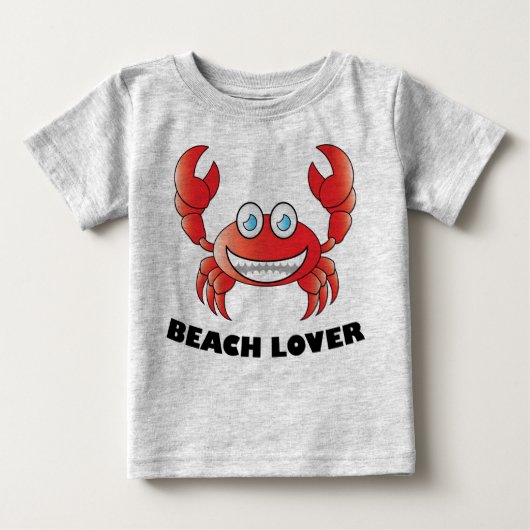 Beach Lover - Baby Fine Jersey T - Shirt (Vorderseite)