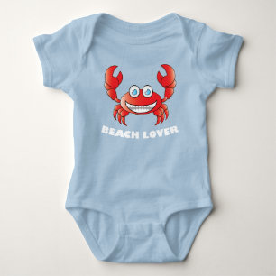 Beach Lover - Baby Jersey Bodysuit Strampler
