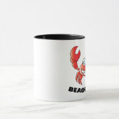 Beach Lover - Black 11 oz Ringer Tasse (Zentrum)