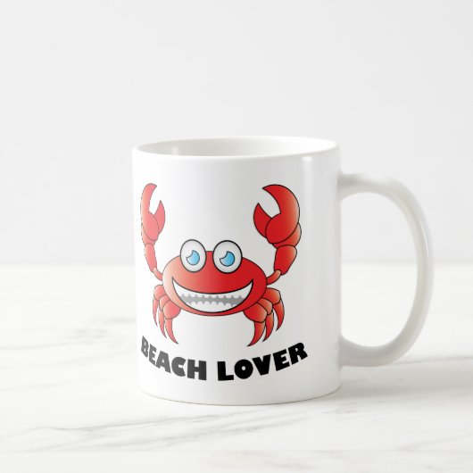 Beach Lover - Black 11 oz Ringer Tasse (Rechts)