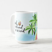 Beach Lover Kaffeetasse (Vorderseite Links)