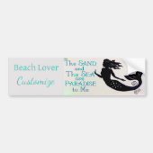 Beach Lover Mermaid Thunder_Cove Autoaufkleber (Vorne)