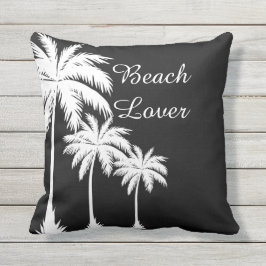 Beach Lover Palm Tree Silhouette Kissen