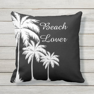Beach Lover Palm Tree Silhouette Kissen