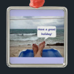 BEACH LOVER'S CHRISTMAS ORNAMENT<br><div class="desc">BEACH LOVER'S CHRISTMAS ORNAMENT</div>