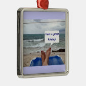 BEACH LOVER'S CHRISTMAS ORNAMENT AUS METALL (Rechts)