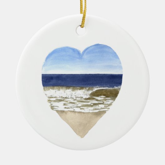 Beach Lovers Ornament (Vorne)