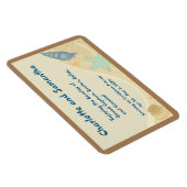 Beach Lovers Personalisiert Stateroom Door Marker Magnet (Rechte Seite)