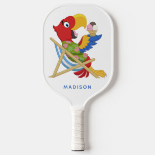 Beach Macaw individuelle Name Pickleball Schläger