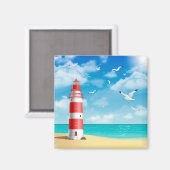 Beach Magnet (Vorderseite/Rückseite)