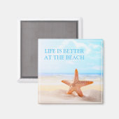 Beach Magnet (Vorderseite/Rückseite)