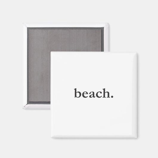 Beach Magnet (Vorderseite/Rückseite)