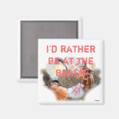 Beach Magnet (Vorderseite/Rückseite)