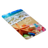 Beach Magnet mit Muscheln und Meeresglas (Rechte Seite)