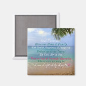 Beach | Magnet | Unsere Zuhause und Familie segnen (Vorderseite/Rückseite)