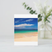 Beach Makena Maui Hawaii Postkarte (Stehend Vorderseite)