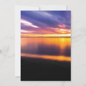 Beach-Memorial-Service | Feiern zum Foto des Leben Einladung (Rückseite)