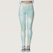 Beach Mermaid Dream Pattern Leggings (Vorderseite)