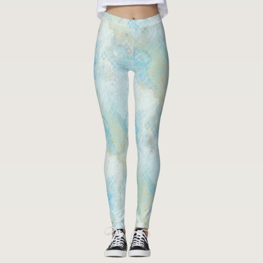Beach Mermaid Dream Pattern Leggings (Vorderseite)