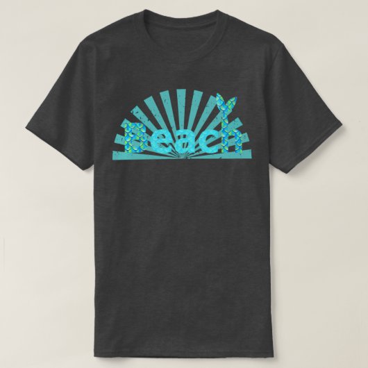 Beach Mermaid Schwanz T-Shirt (Design vorne)