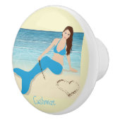 Beach Mermaid Valentine Thunder_Cove Keramikknauf (Rechts)