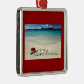 BEACH MERRY CHRISTMAS ORNANATION ORNAMENT AUS METALL (Rechts)