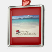 BEACH MERRY CHRISTMAS ORNANATION ORNAMENT AUS METALL (Links)